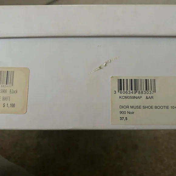 Dior Black Studded Heeled Boots - Picture 9 of 11